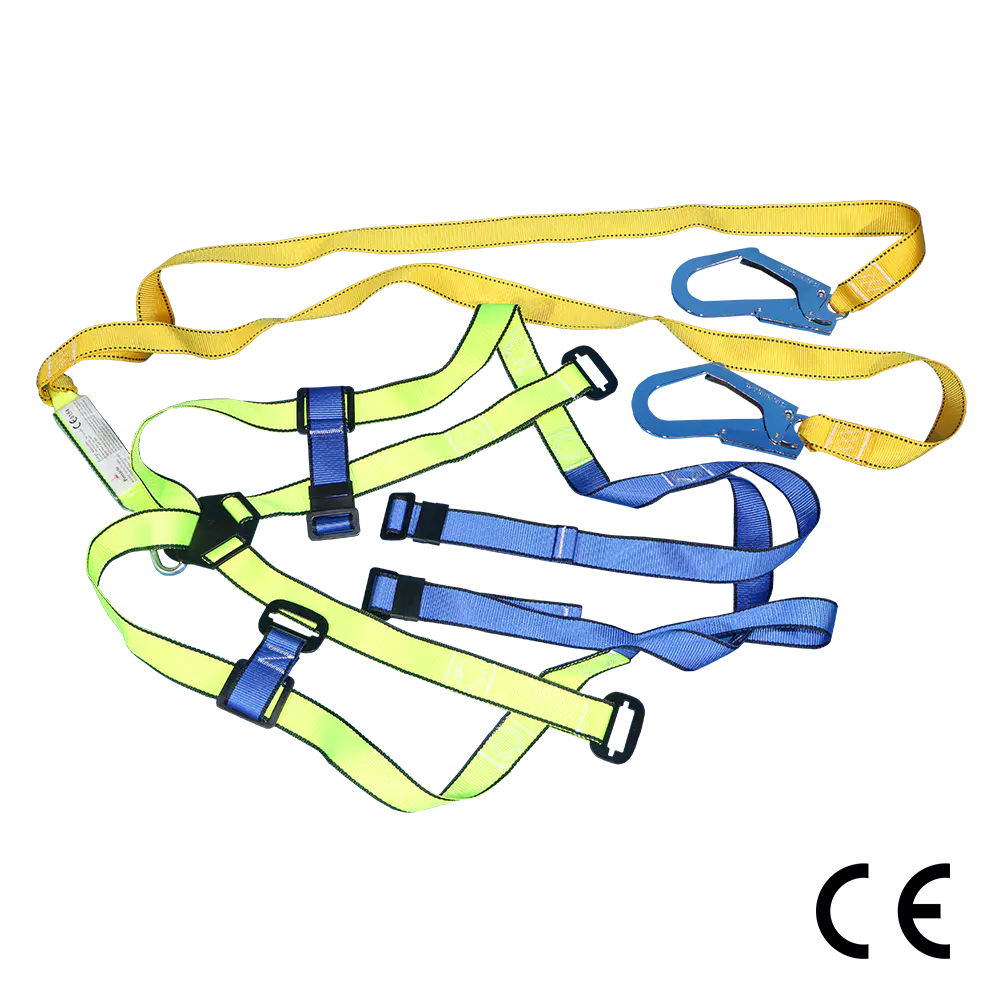 Pinnacle Double Lanyard Full Body Harness With Scaffold Hook double-lanyard-harness-scaffolding-hooks