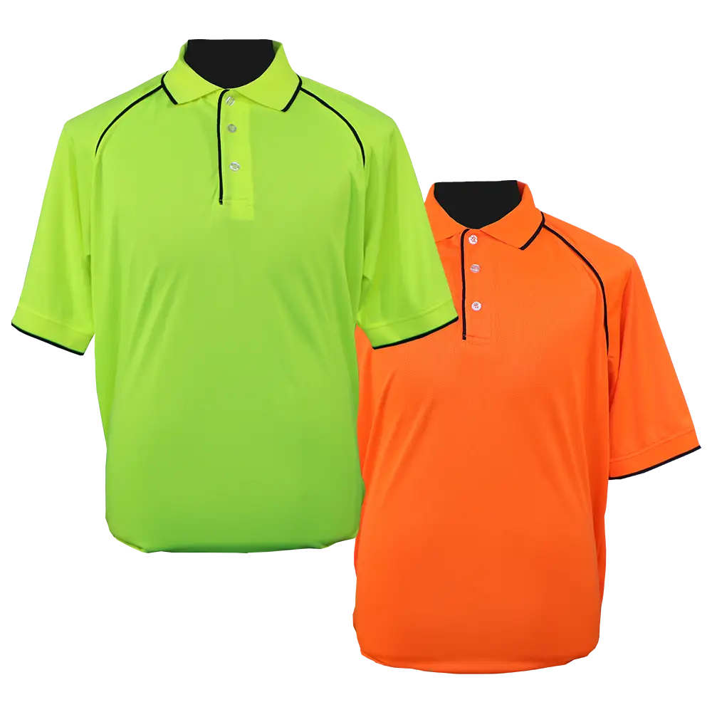 Pinnacle Micromesh Hiviz Golf Shirt Pinnacle Micromesh Hiviz Golf Shirt