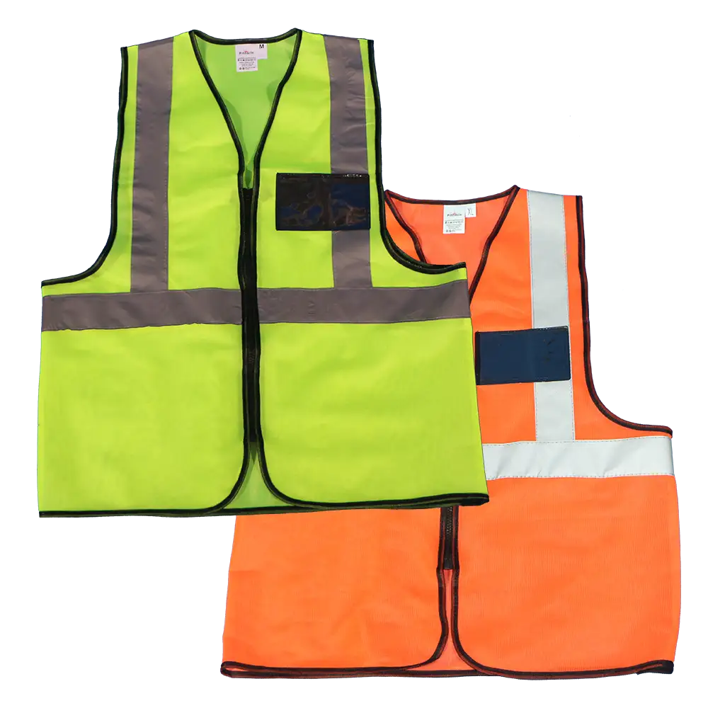 Pinnacle Reflective Vest with Zip and ID pinnacle-standard-grade-reflective-vests