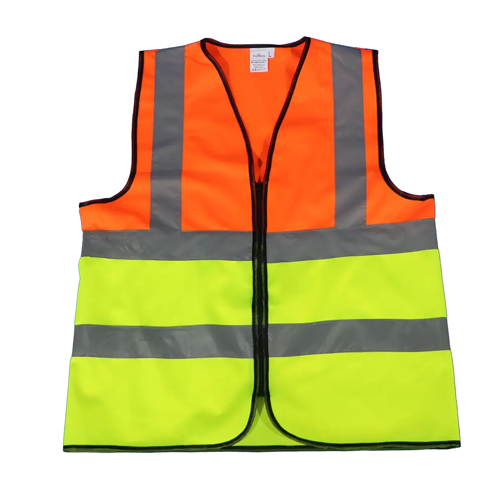 Pinnacle Premium Lime / Orange Two Tone Reflective Vest Pinnacle Premium Lime / Orange Two Tone Reflective Vest
