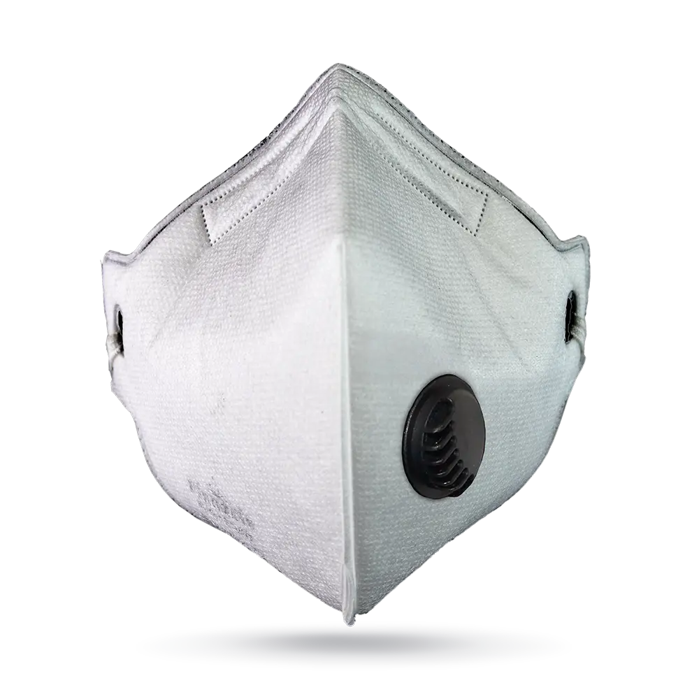 Pinnacle Flat Fold FFP2V-C Active Carbon Dust Mask Pinnacle Flat Fold FFP2V-C Active Carbon Dust Mask